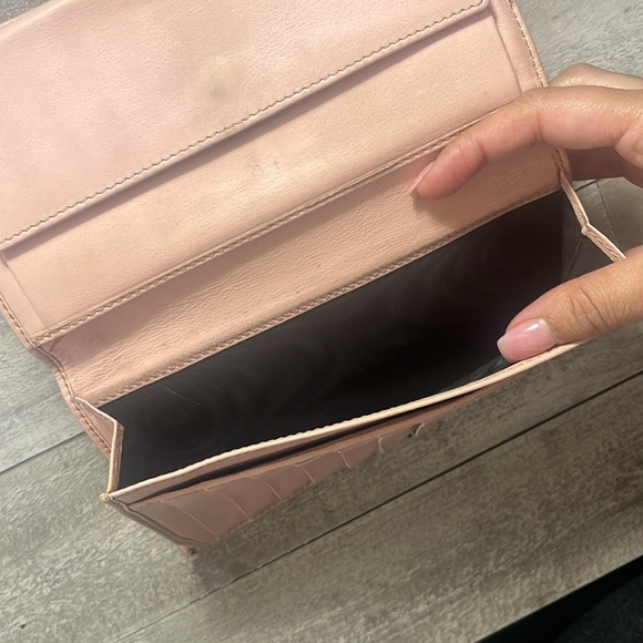 GUCCI Canvas Bifold Long Wallet with pink leather - Picture 4 of 7